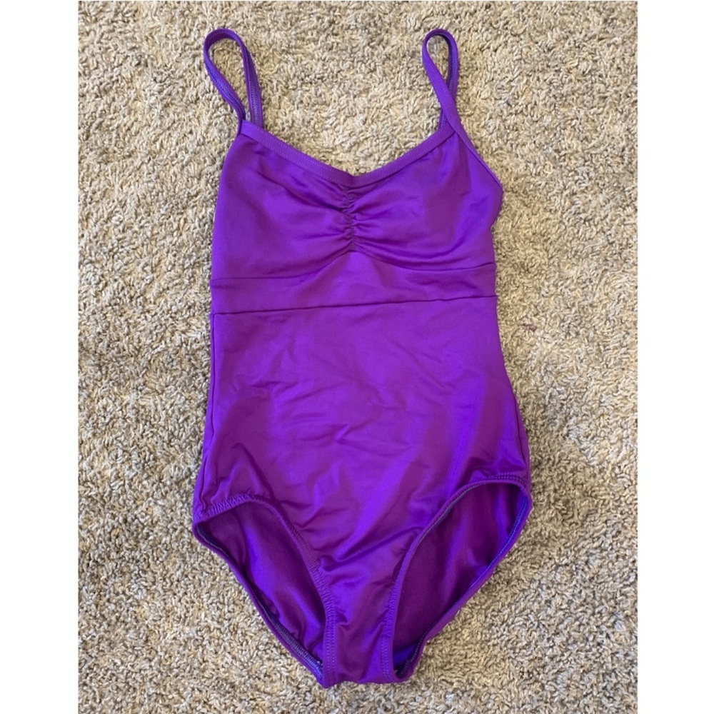 Purple V-Neck Leotard 🥀